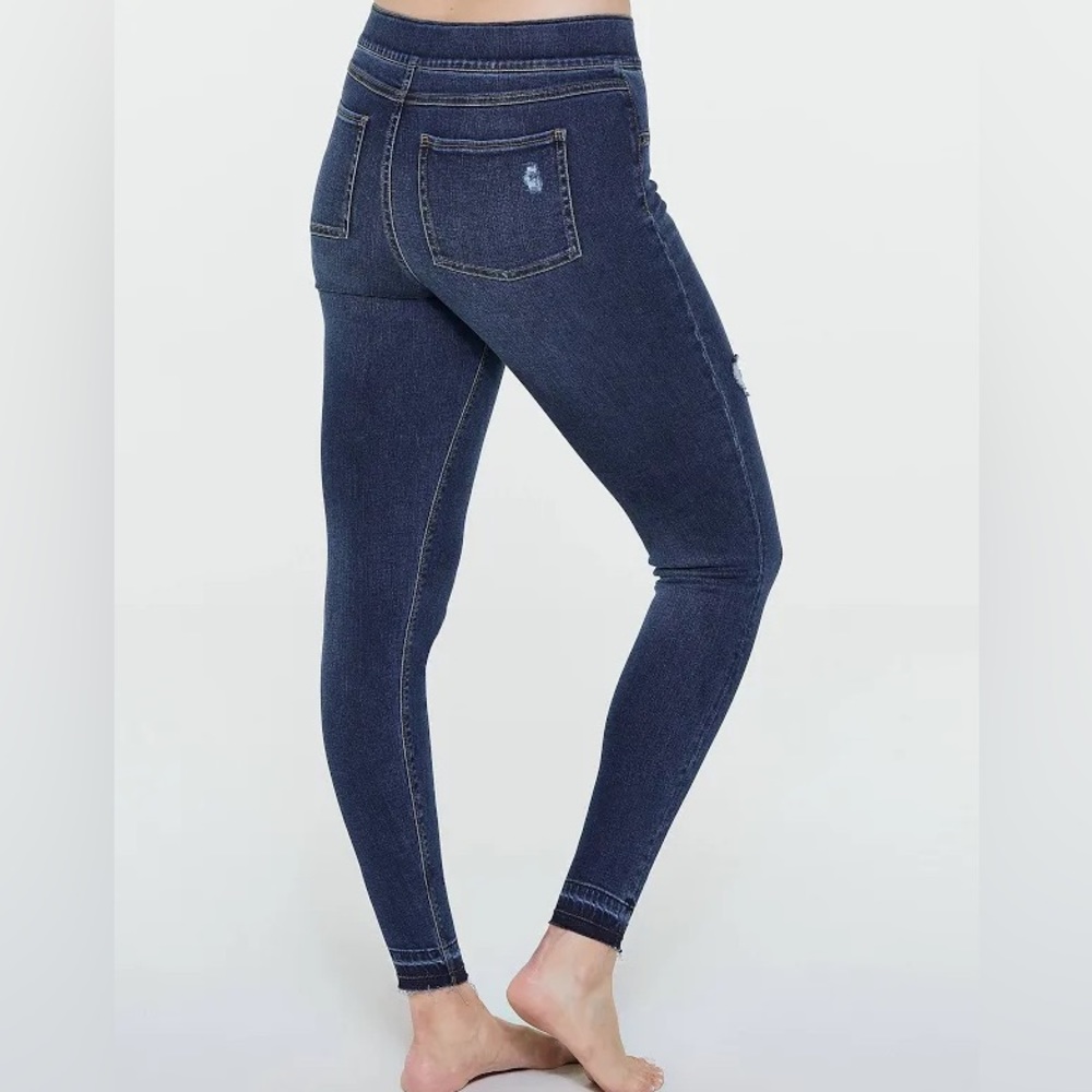 Spanx Distressed Ankle Skinny Jeans